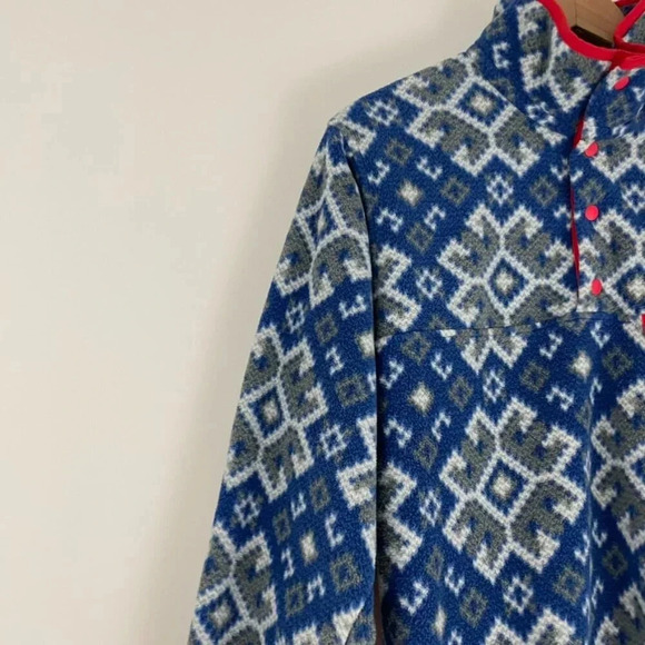 Patagonia Lightweight Synchilla Snap T Pullover Aurora Channel Blue Mens Size XS - Picture 5 of 6